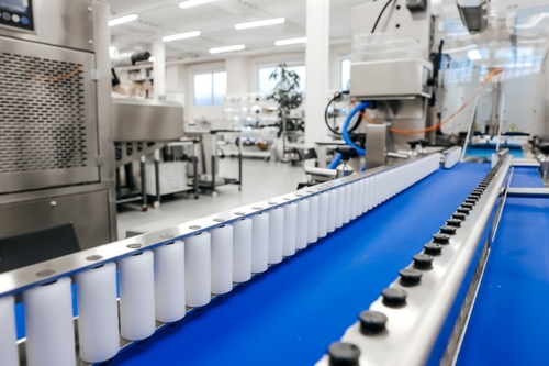 Flowpack,Infeed,Conveyor,With,Roller,Lateral,Guides,For,Packing,Products